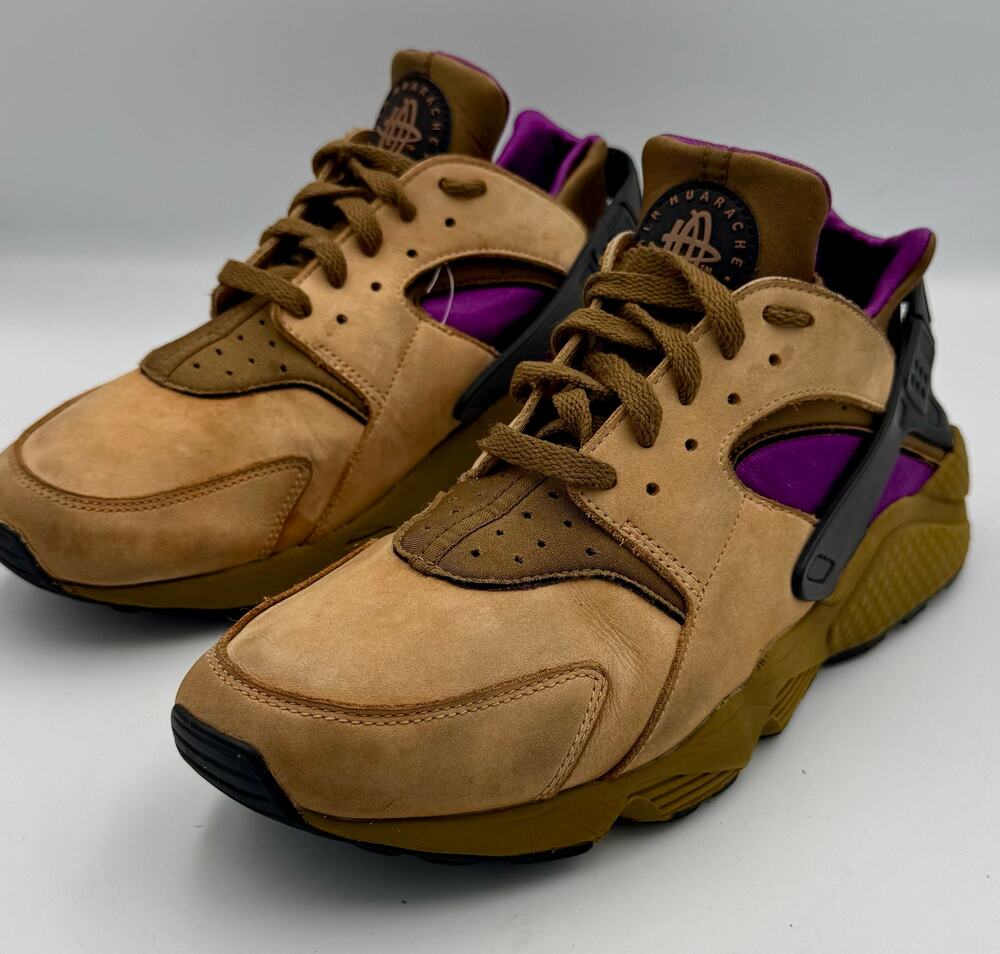 Nike Air Huarache LE 'Praline' Brown/Purple DH8143-201 Men's Sz 11 # 306